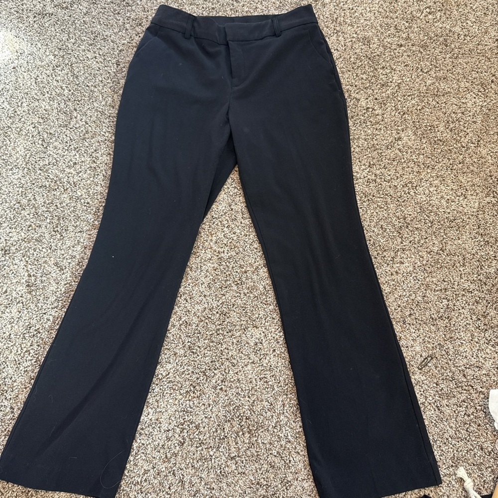 Nine West Black Barely Bootcut Pants